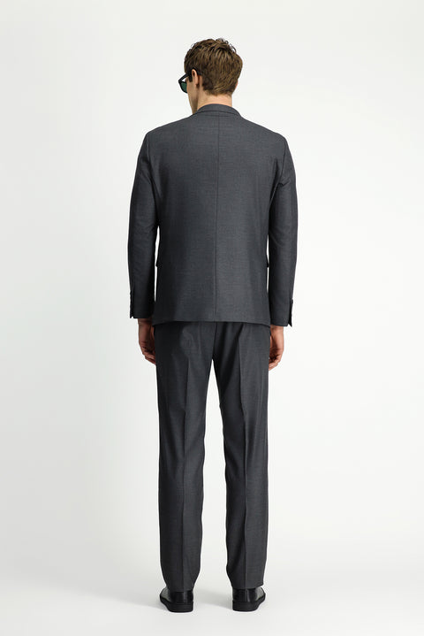 Dark Gray 7 Drop Slim Fit Narrow Cut Suit