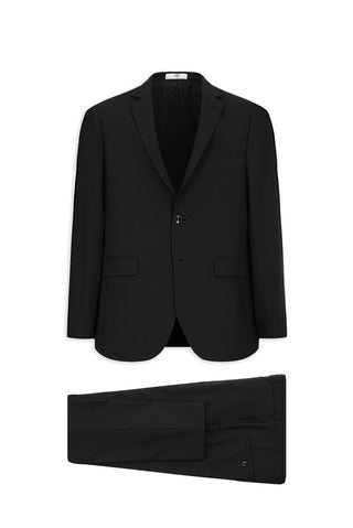  Siyah 7 Drop Slim Fit Dar Kesim Takım Elbise