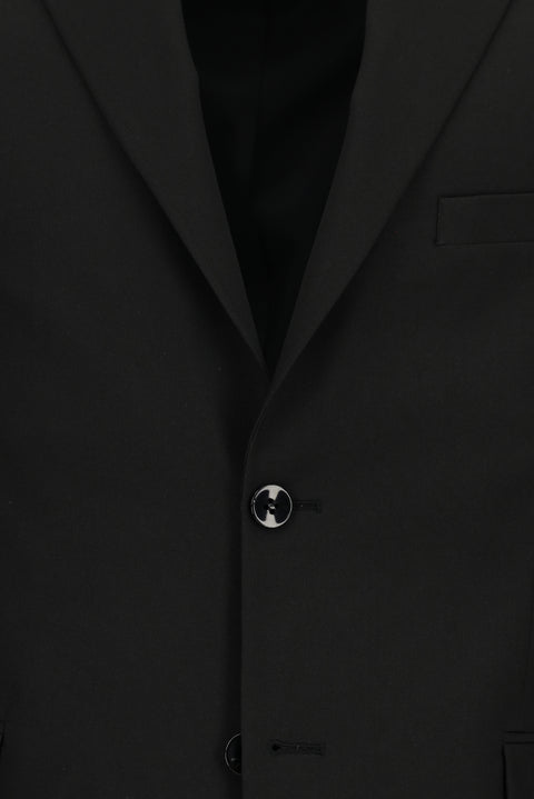 Siyah 7 Drop Super Slim Fit Eksra Dar Kesim Takım Elbise