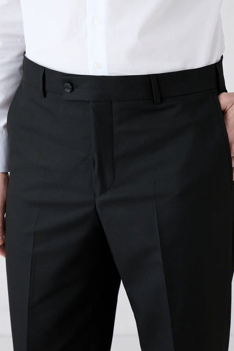 Black 8 Drop Long Slim Fit Shawl Lapel Suit