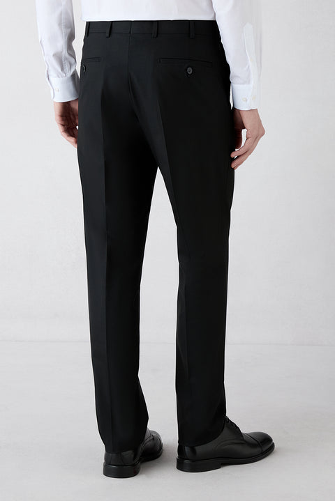 Black 8 Drop Long Slim Fit Shawl Lapel Suit