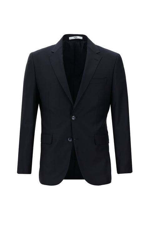 Dark Navy 6 Drop Regular Fit Standard Cut Wool Suit