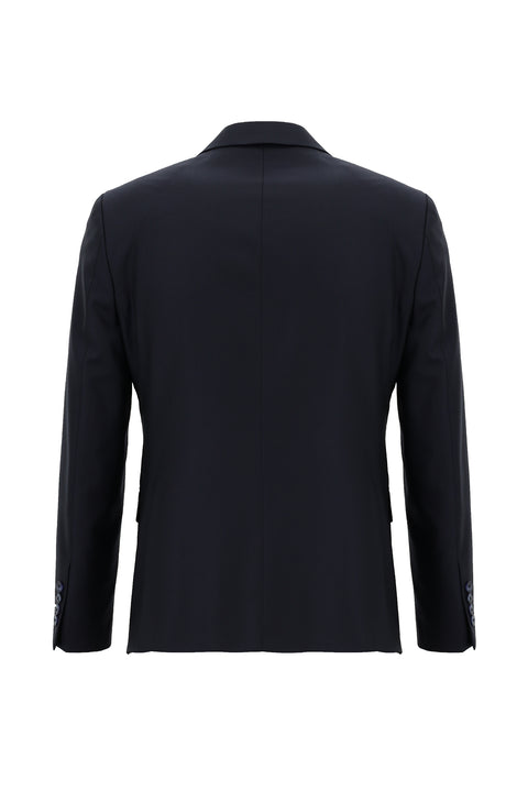 Dark Navy 6 Drop Regular Fit Standard Cut Wool Suit