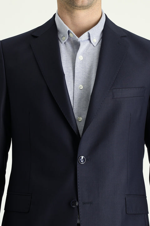 Black and Navy 8-Drop Muscle Fit Long Athletic Suit
