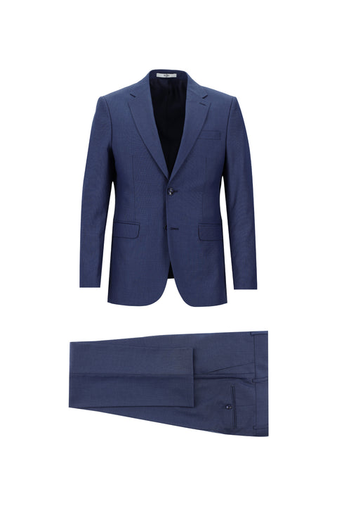 Aviator Blue 7 Drop Slim Fit Narrow Cut Suit
