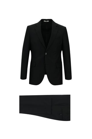  Siyah 7 Drop Slim Fit Dar Kesim Takım Elbise