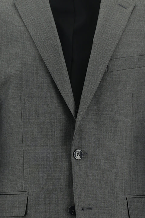 Light Gray 6-Drop Regular Fit Standard Cut Suit