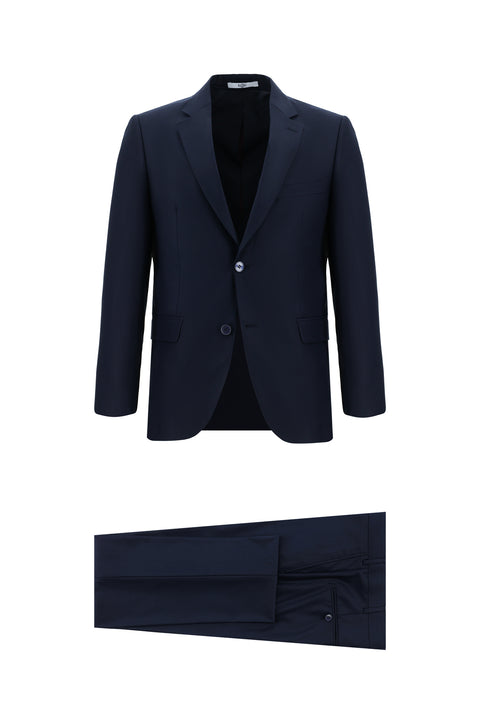 Dark Navy 4-Drop Relaxed Fit Suit