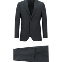 Dark Gray 7 Drop Slim Fit Narrow Cut Suit