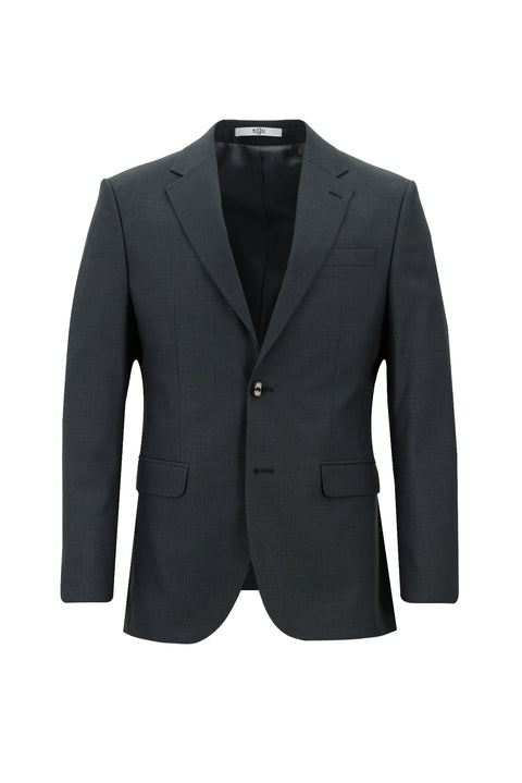 Dark Gray 6-Drop Regular Fit Standard Cut Suit