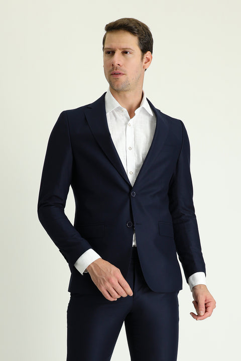 Dark Navy 6 Drop Regular Fit Standard Cut Suit