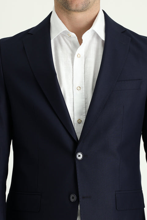 Dark Navy 4-Drop Relaxed Fit Suit