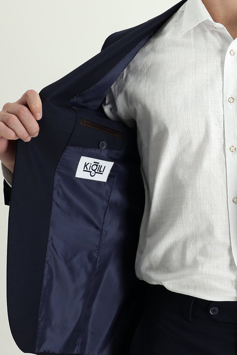 Dark Navy 6 Drop Regular Fit Standard Cut Suit
