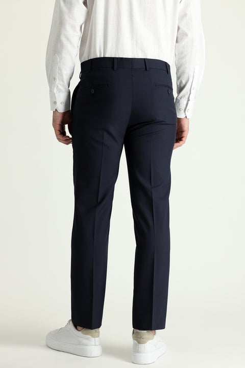 Dark Navy 4-Drop Relaxed Fit Suit