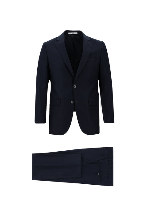 Dark Navy 4-Drop Relaxed Fit Suit