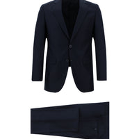 Siyah Lacivert 4 Drop Relaxed Fit Rahat Kesim Takım Elbise