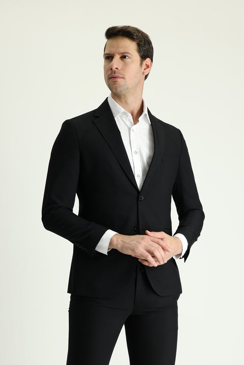 Black 7 Drop Super Slim Fit Extra Narrow Cut Suit
