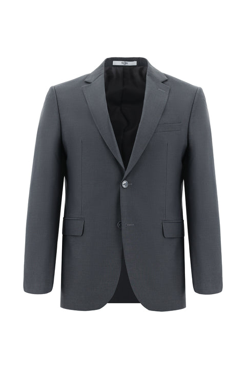 Dark Gray 6-Drop Regular Fit Standard Cut Suit