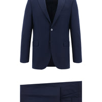 Medium Navy 4-Drop Relaxed Fit Suit