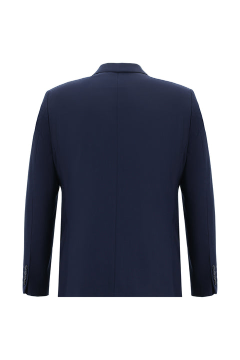 Medium Navy 4-Drop Relaxed Fit Suit