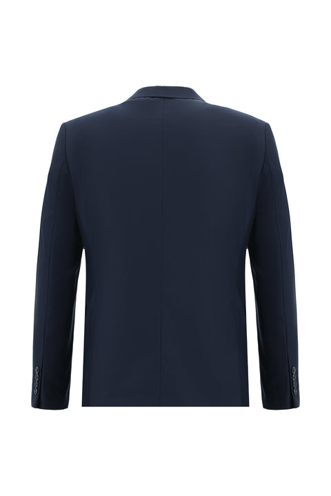 Dark Navy 4-Drop Relaxed Fit Suit