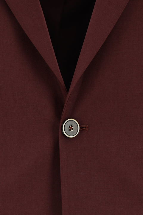 Light Burgundy 7 Drop Slim Fit Narrow Cut Suit