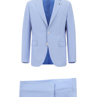 Lila 7 Drop Slim Fit Dar Kesim Takım Elbise