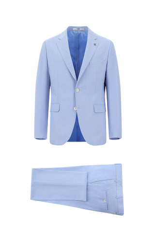  Lila 7 Drop Slim Fit Dar Kesim Takım Elbise