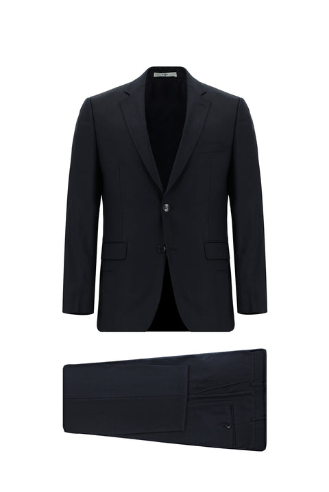 Dark Navy 4-Drop Relaxed Fit Suit