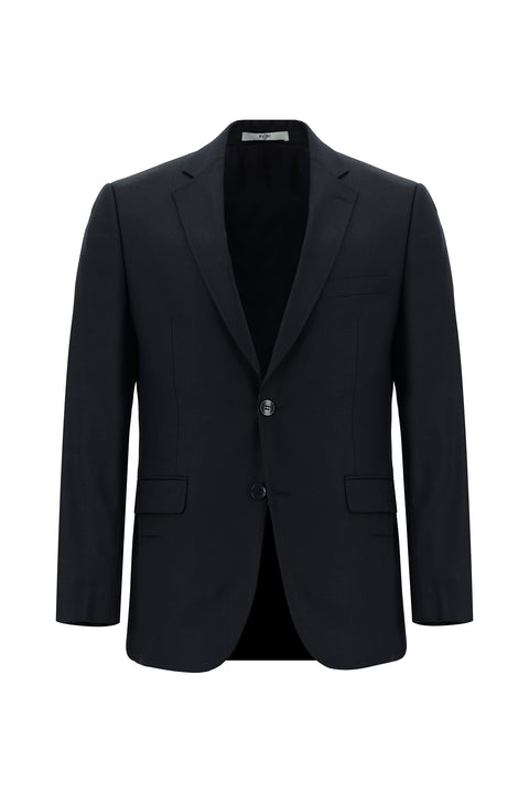 Dark Navy 4-Drop Relaxed Fit Suit