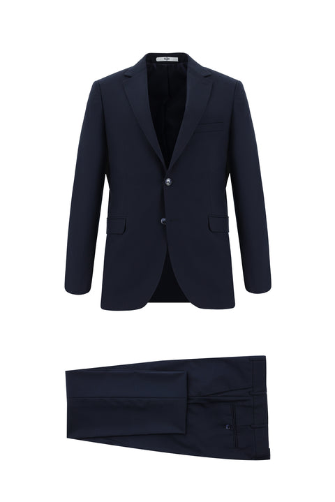 Koyu Lacivert 6 Drop Regular Fit Standart Kesim Takım Elbise