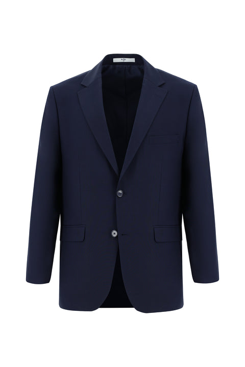 Dark Navy 4-Drop Relaxed Fit Suit