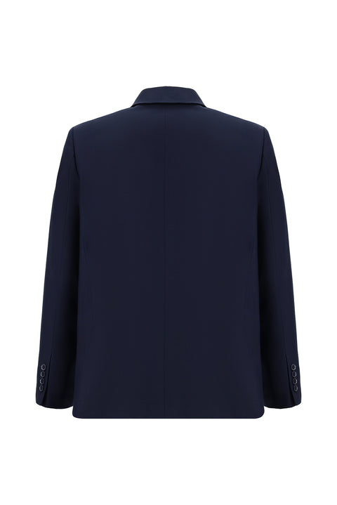 Dark Navy 4-Drop Relaxed Fit Suit