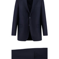 Dark Navy 4-Drop Relaxed Fit Suit