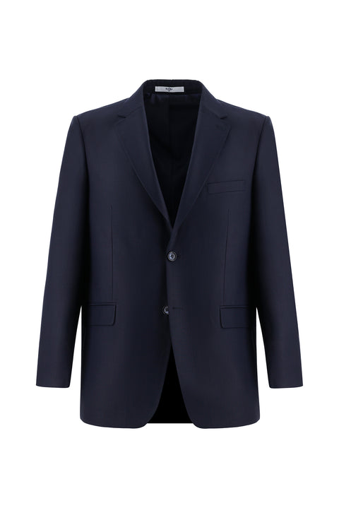 Dark Navy 4-Drop Relaxed Fit Suit