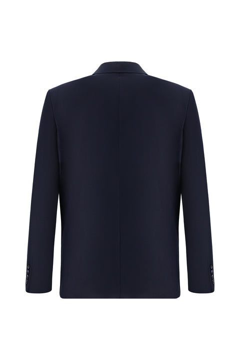 Dark Navy 4-Drop Relaxed Fit Suit