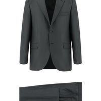 Medium Gray 4-Drop Relaxed Fit Suit