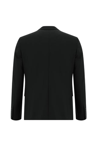  Siyah 4 Drop Relaxed Fit Rahat Kesim Takım Elbise