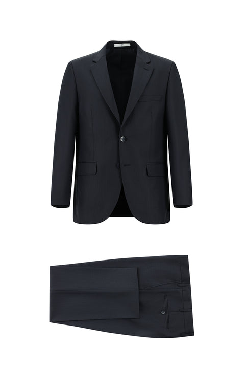 Dark Navy 4-Drop Relaxed Fit Suit