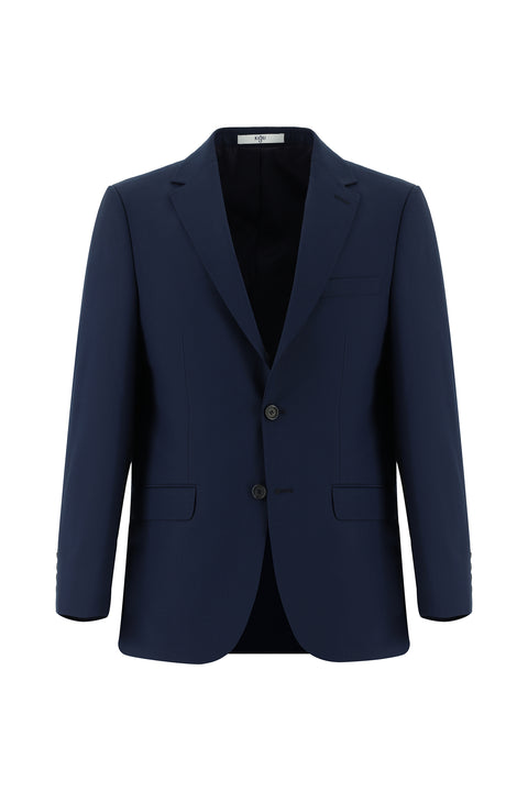 Medium Navy 4-Drop Relaxed Fit Suit