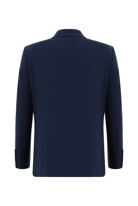 Medium Navy 4-Drop Relaxed Fit Suit