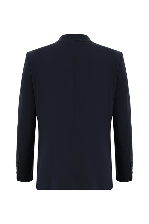 Dark Navy 4-Drop Relaxed Fit Suit