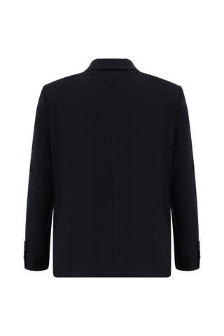  Siyah Lacivert 4 Drop Relaxed Fit Rahat Kesim Takım Elbise