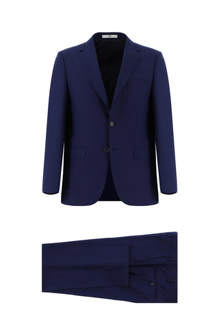  Koyu Mavi  4 Drop Relaxed Fit Rahat Kesim Takım Elbise