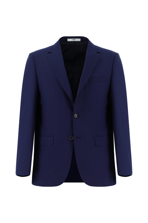 Dark Blue 4-Drop Relaxed Fit Suit