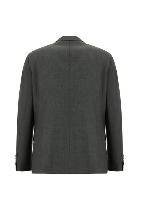 Dark Gray 6-Drop Regular Fit Standard Cut Suit