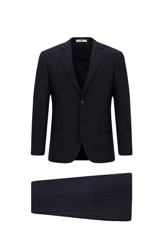  Koyu Lacivert 7 Drop Slim Fit Dar Kesim Takım Elbise