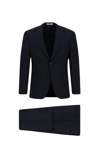  Orta Lacivert 4 Drop Relaxed Fit Rahat Kesim Takım Elbise