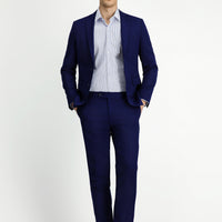 Koyu Lacivert 7 Drop Super Slim Fit Eksra Dar Kesim Takım Elbise
