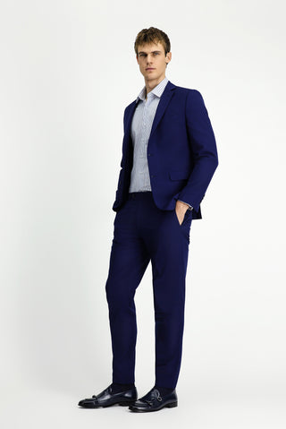  Koyu Lacivert 4 Drop Relaxed Fit Rahat Kesim Takım Elbise